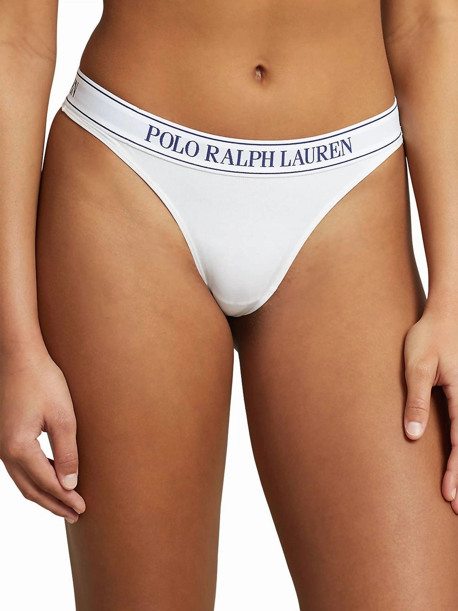Essentials Thong Panty In White Cloud