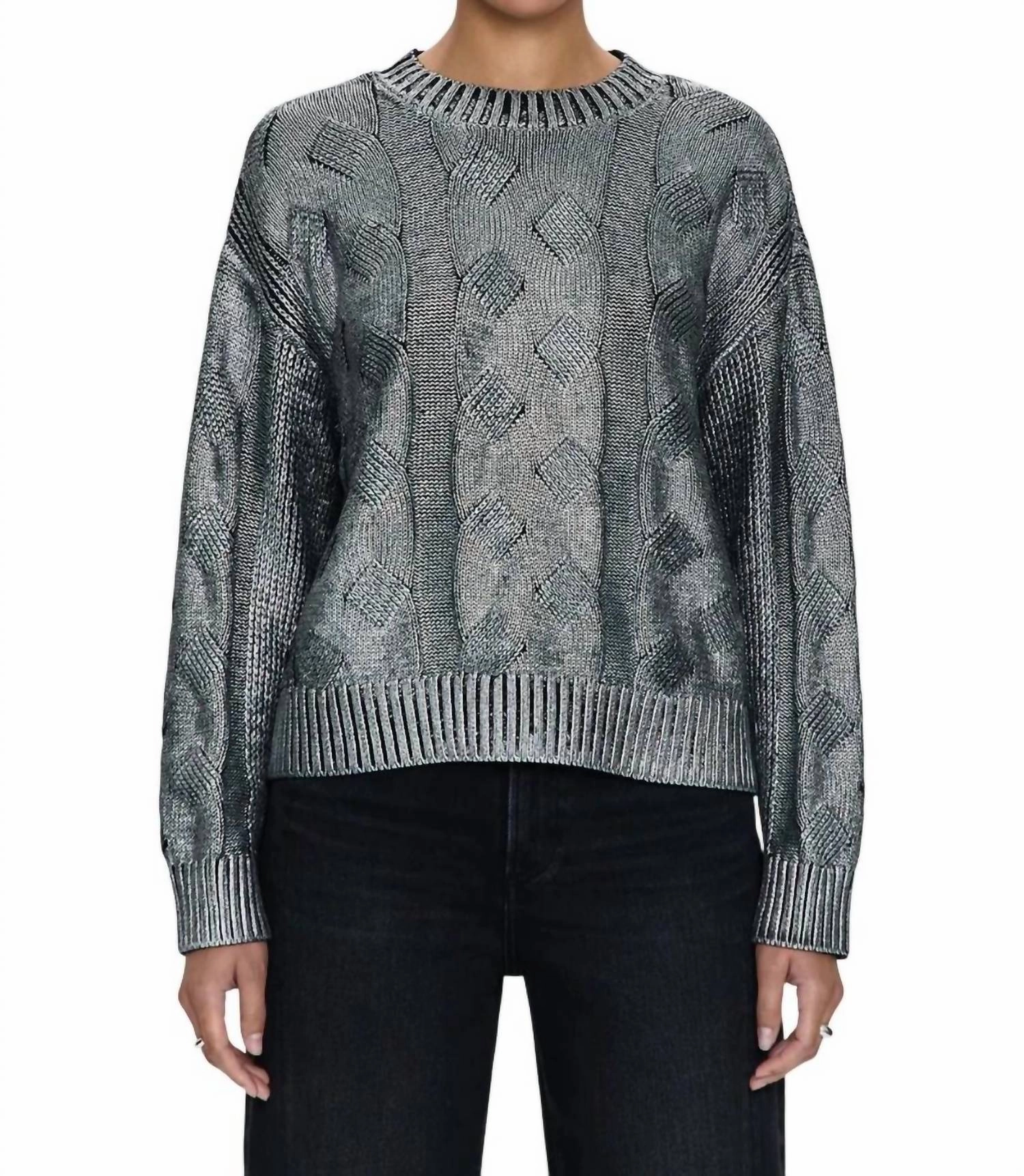 Everly Sweater In Gilded Midnight Tops Womens - embroidered tops sale