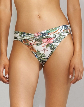 Exotic Dive Twist Front Bikini Pant - Retro Tropics Swim Womens - one-pieces cheap
