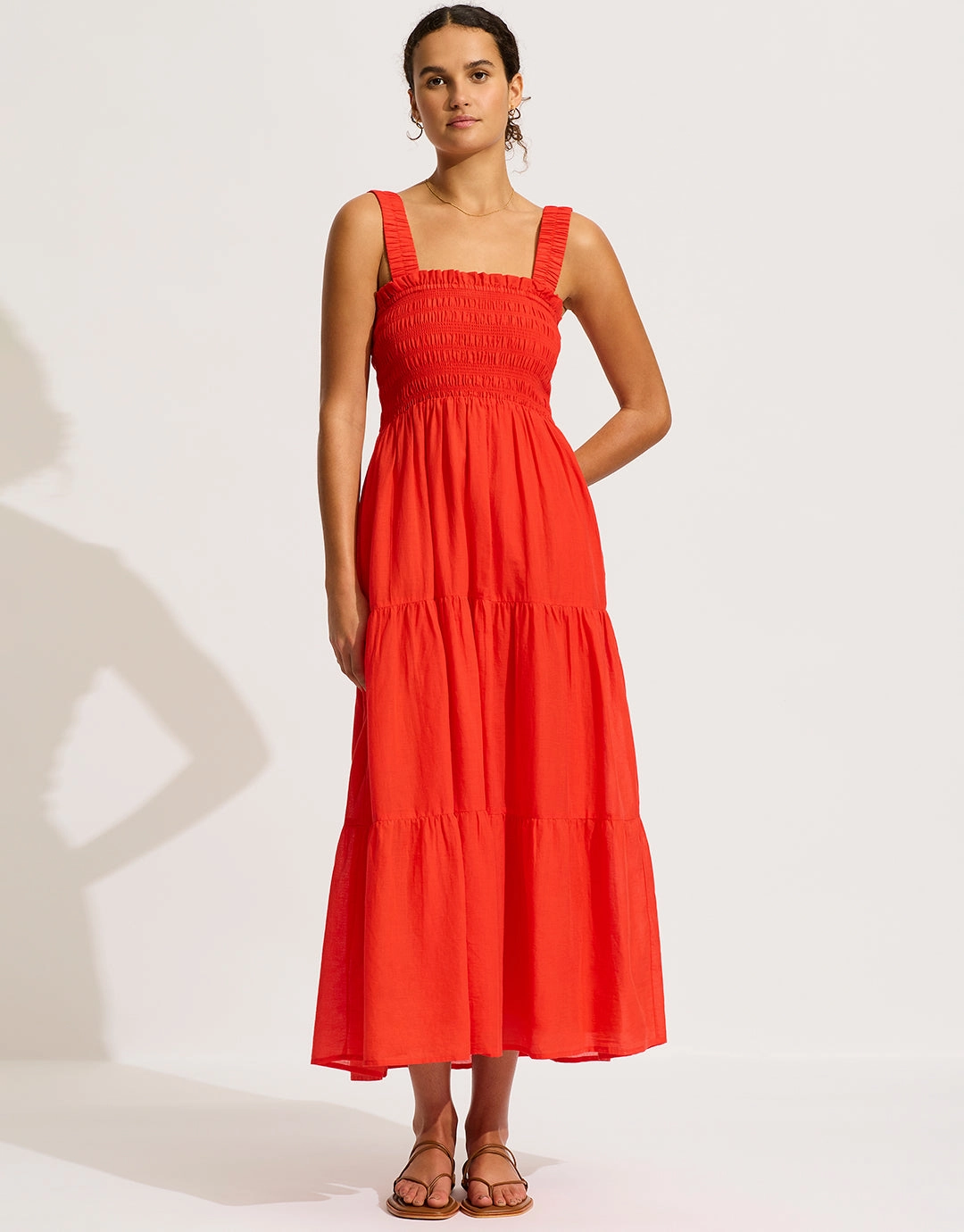 Faithful Midi Dress - Flame Swim Womens - bikinis clearance