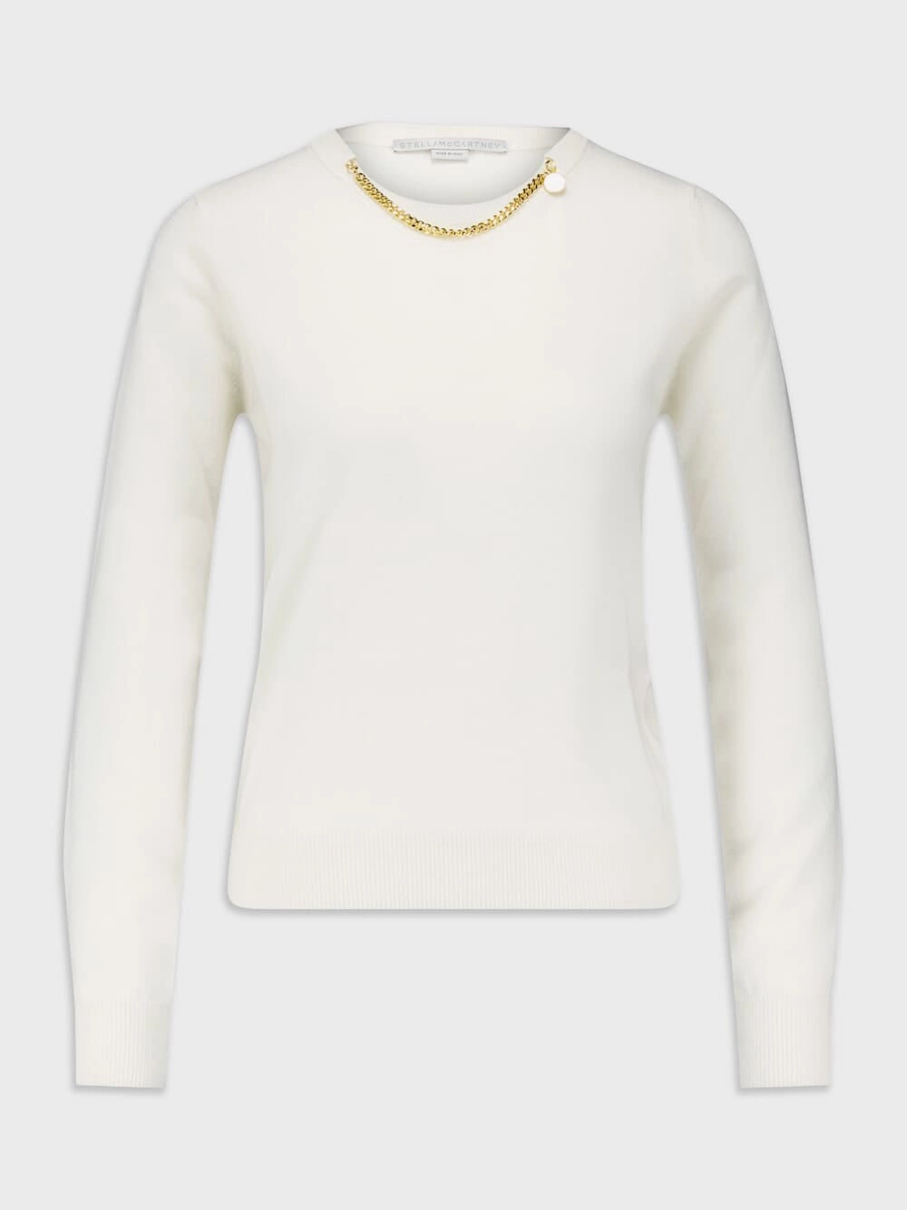 Falabella Chain Crew Neck Jumper Knitwear Womens - women's knitwear cheap