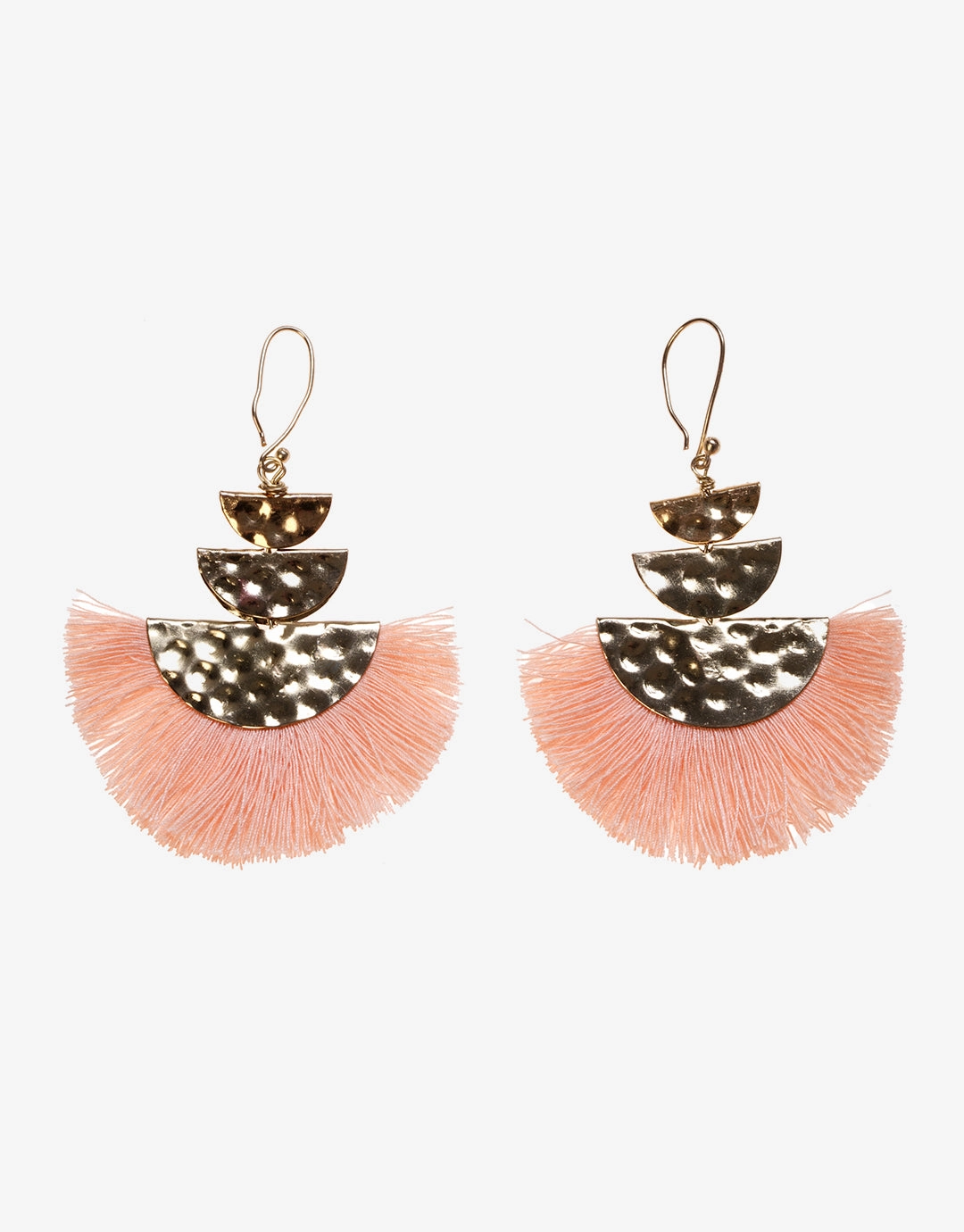 Fan Earrings - Pink Swim Womens - swimwear sale