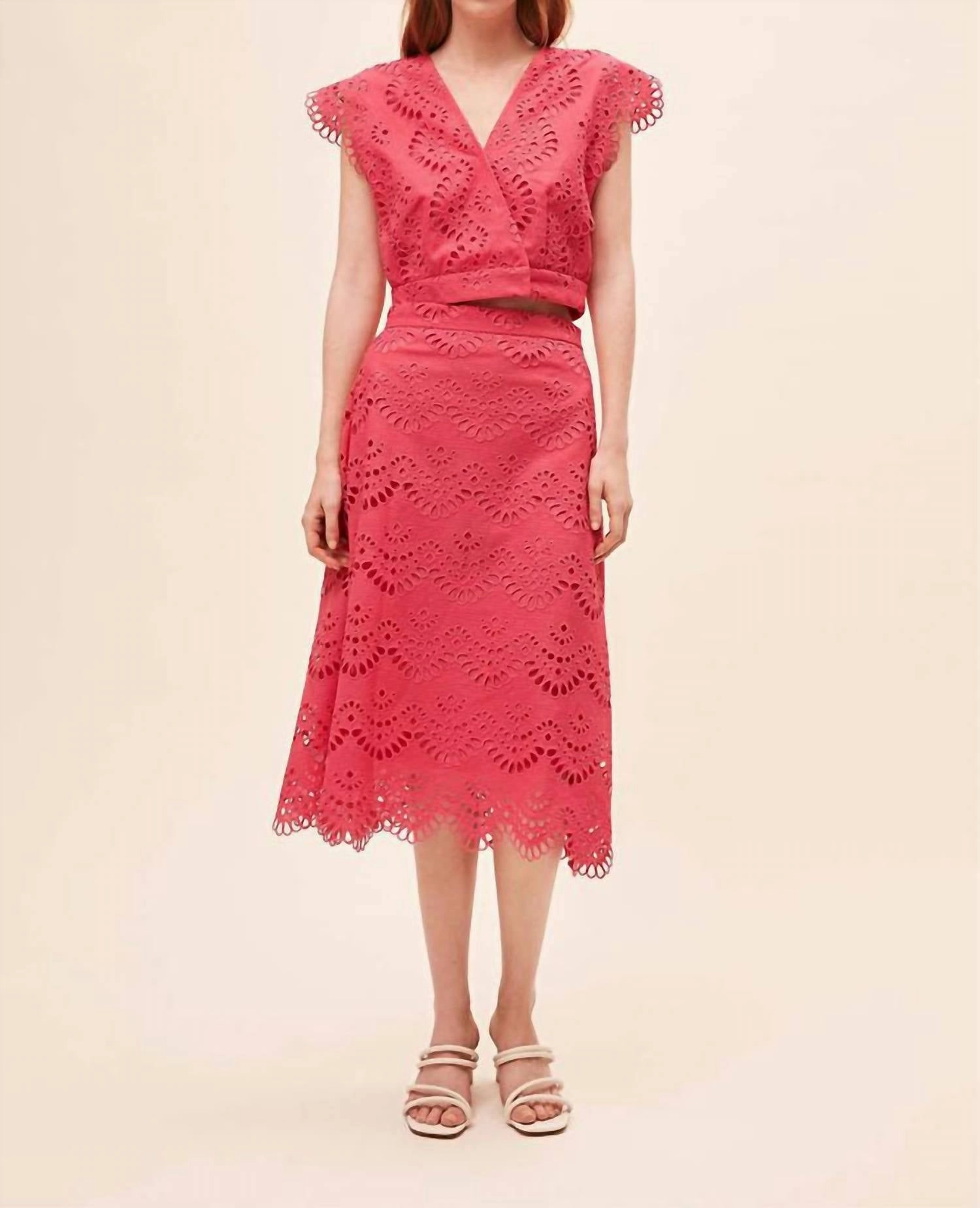 Fancy Skirt In Fuchsia