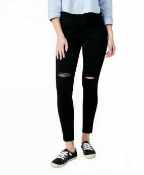 Felix Skinny Jeans In Black womens denim shorts discount