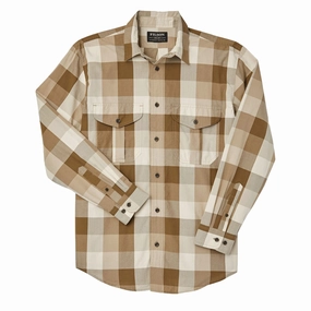 Filson Feather Cloth Shirt Tan Olive Khaki mens tank tops best deals