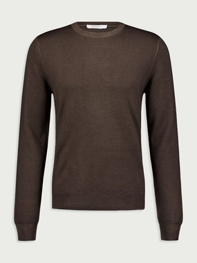 Fine-Knit Virgin-Wool Jumper Knitwear Mens - men's sweaters sale