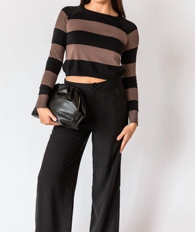 Finley Top In Black Tops Womens - high-neck blouses