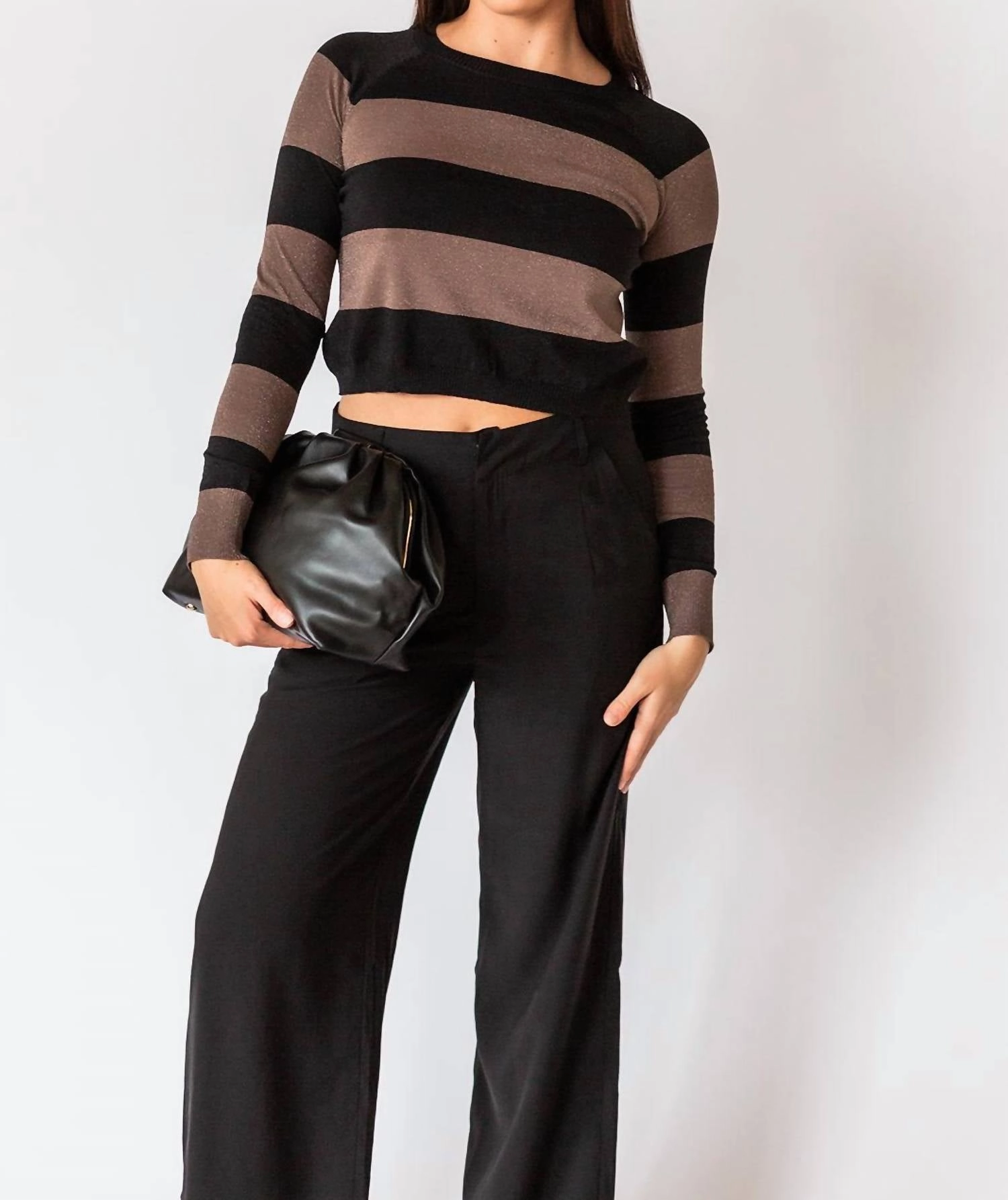 Finley Top In Black Tops Womens - high-neck blouses