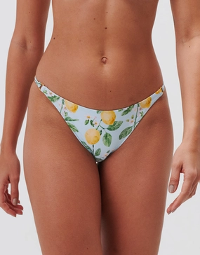 Fior di Limone Ring Detail Bikini Pant - Sorrento Sky Swim Womens free shipping