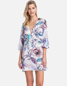 First Bloom Tunic - Multi Pique Swim Womens - swimwear sale