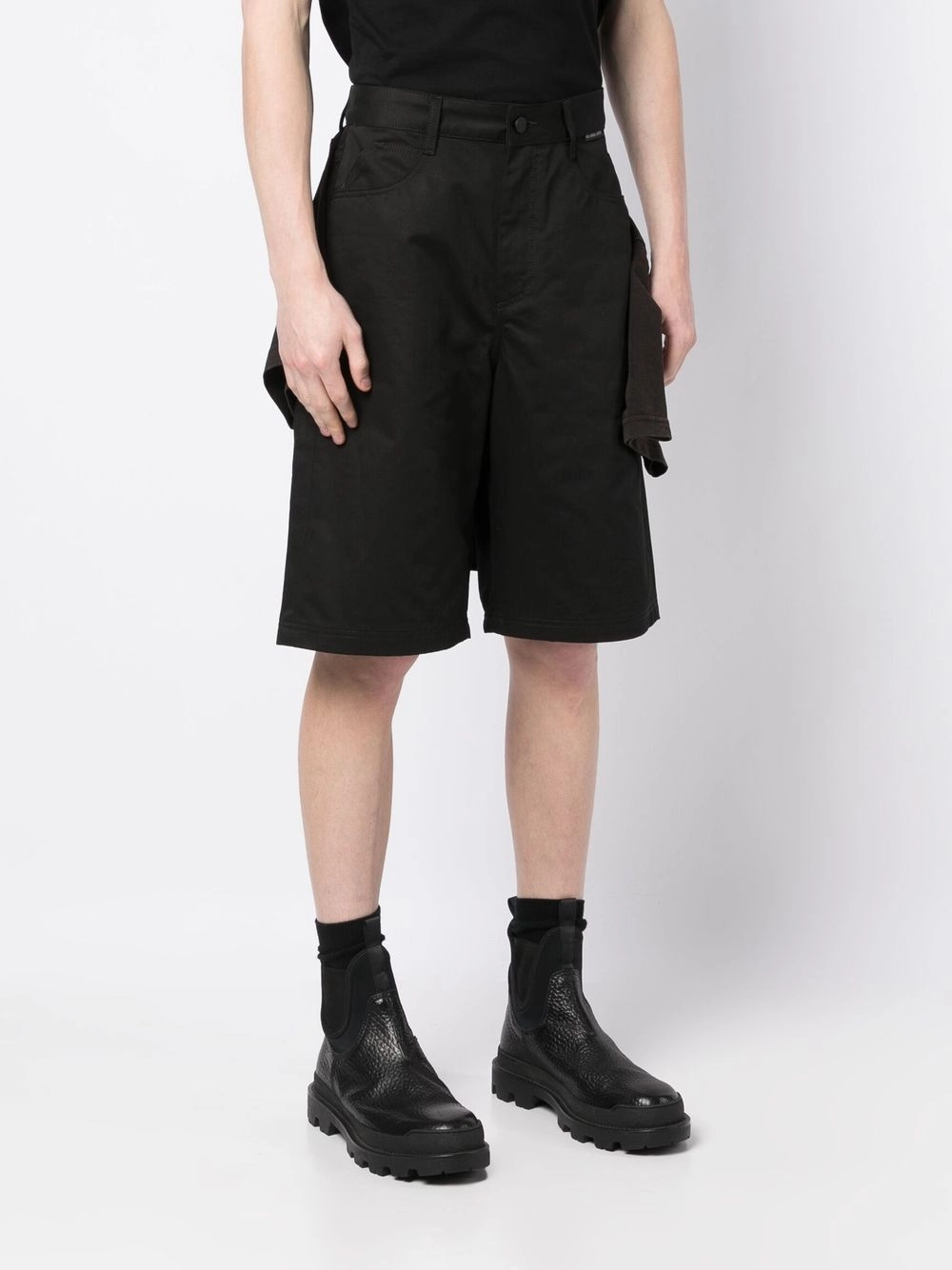 Five-Pocket Cotton Bermuda Shorts
