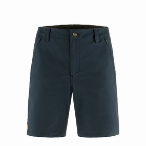 Fjallraven Abisko Trail Stretch Shorts Dark Navy mens shorts outlet store