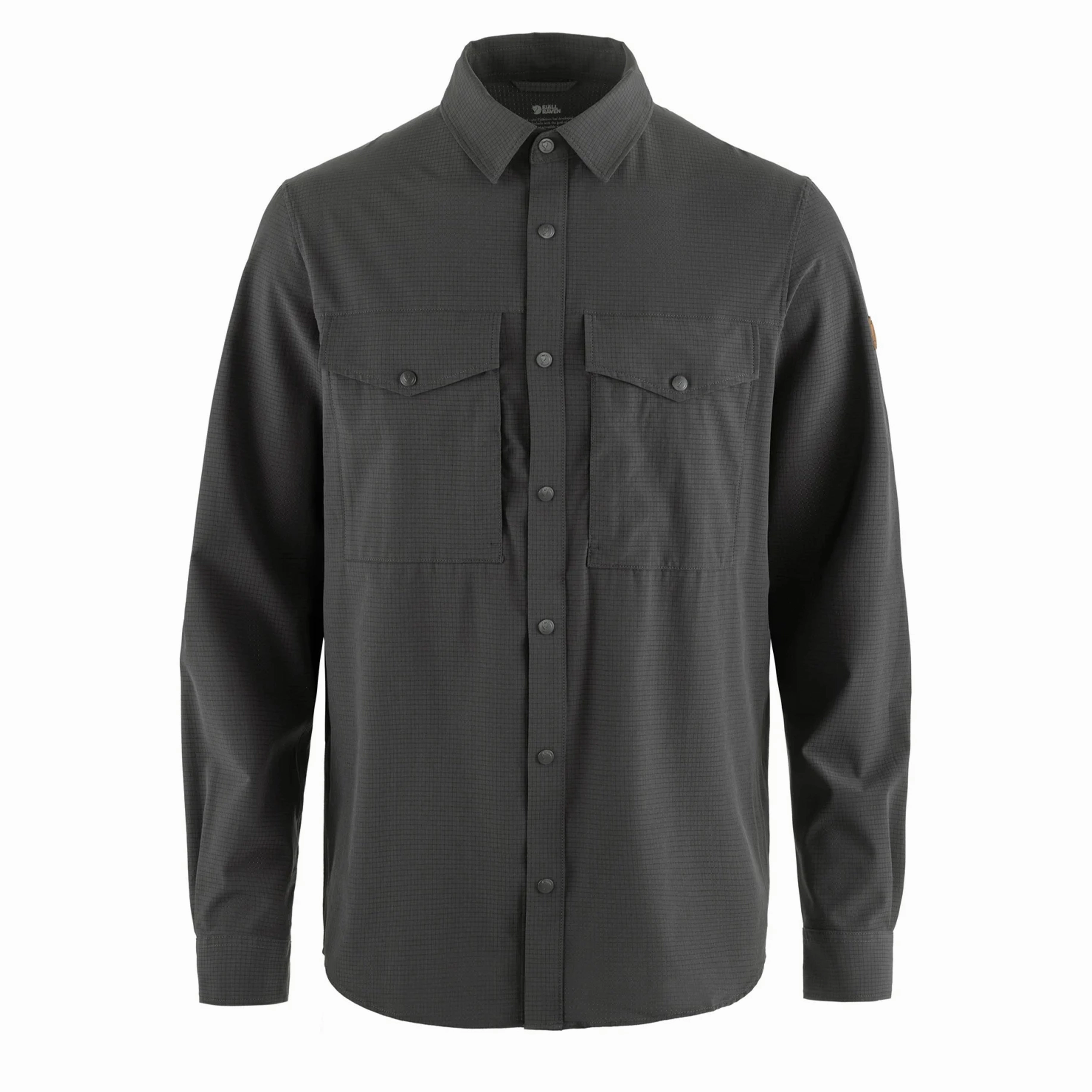 Fjallraven Abisko Trekking Shirt Dark Grey mens tank tops best deals