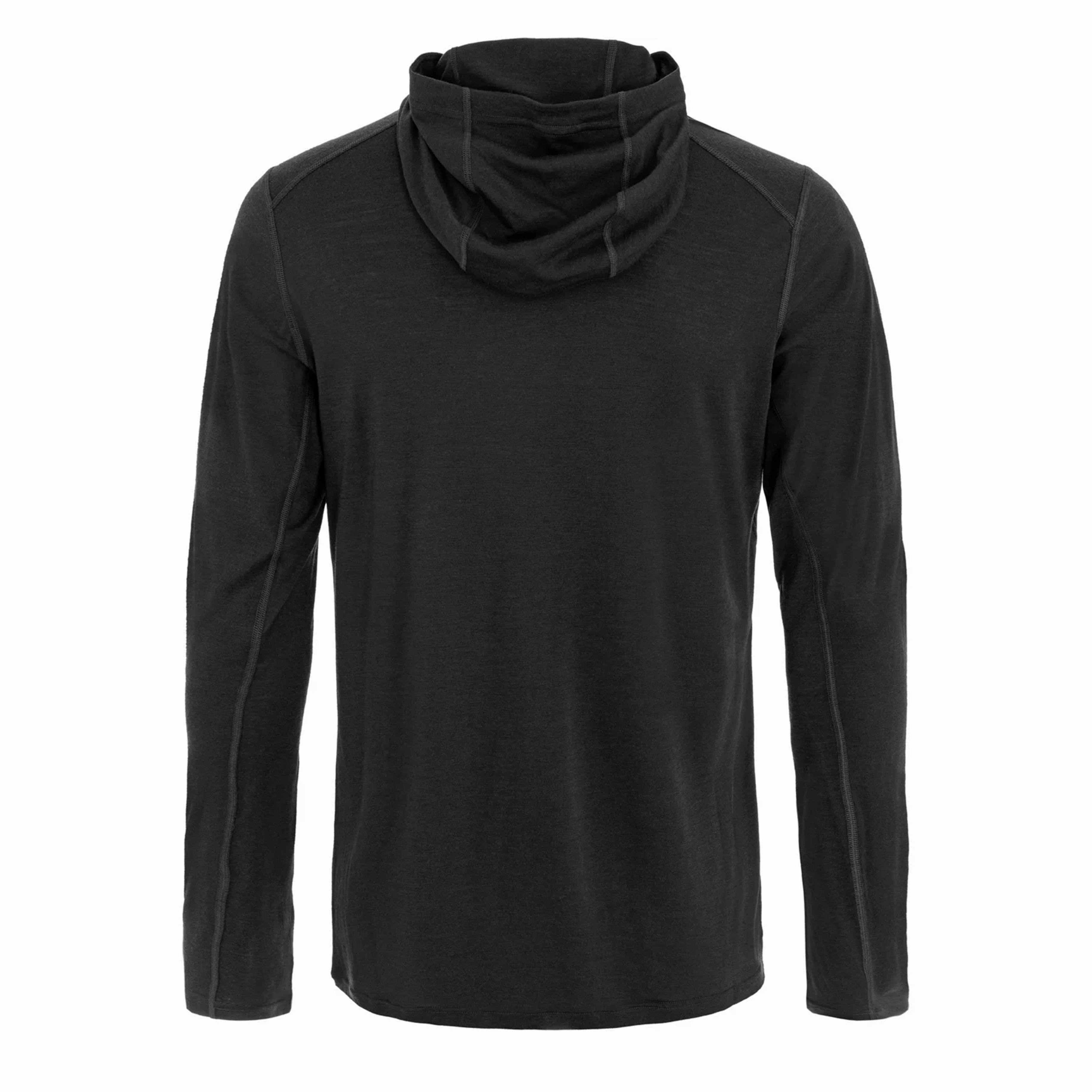 Fjallraven Abisko Wool Sun-hoodie Black