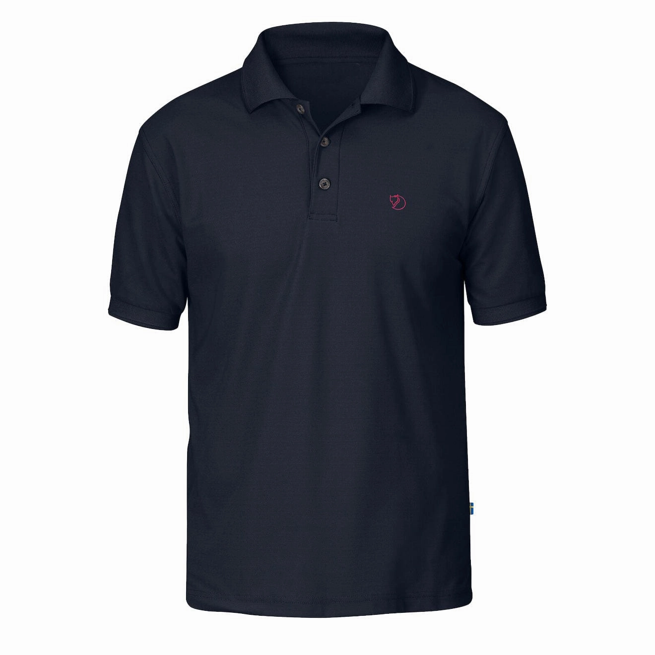 Fjallraven Crowley Pique Shirt Blue Black mens t-shirts outlet