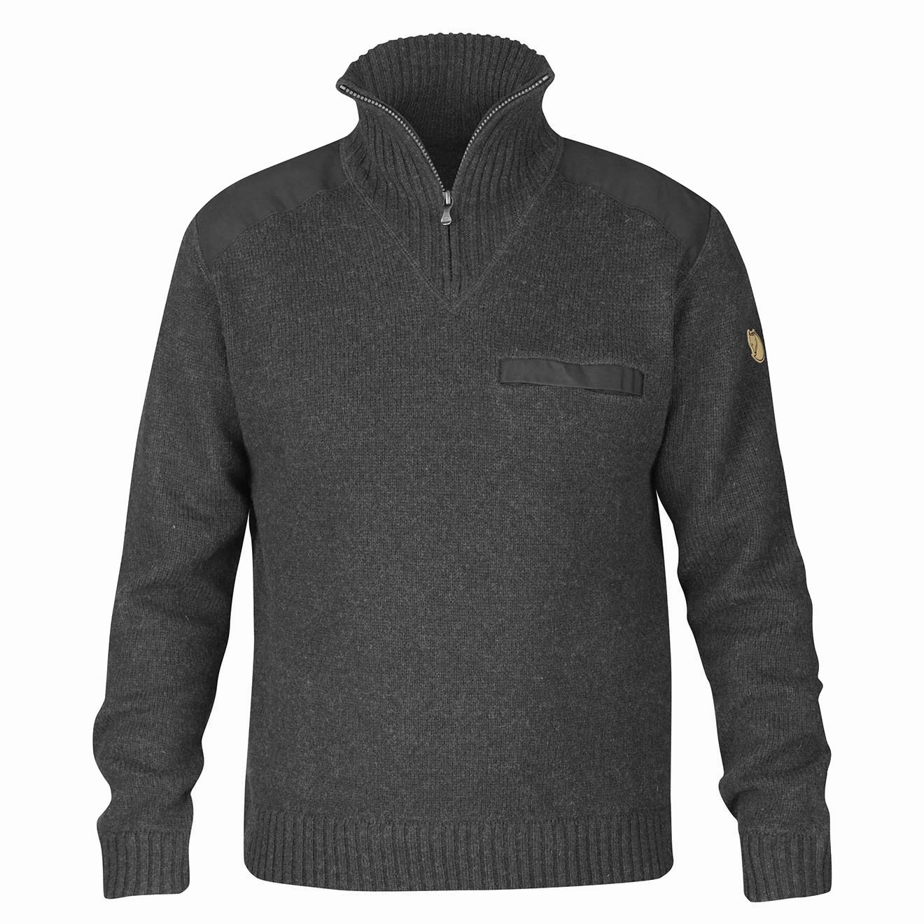 Fjallraven Koster Sweater Dark Grey mens sweaters cheap