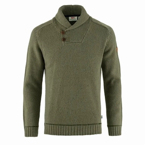 Fjallraven Lada Sweater Laurel Green mens sweaters cheap