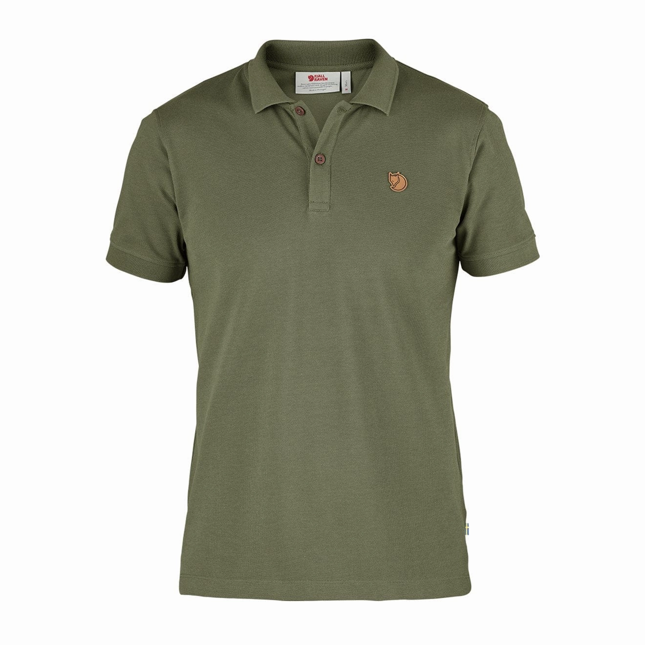 Fjallraven Ovik Polo Shirt Green mens t-shirts outlet