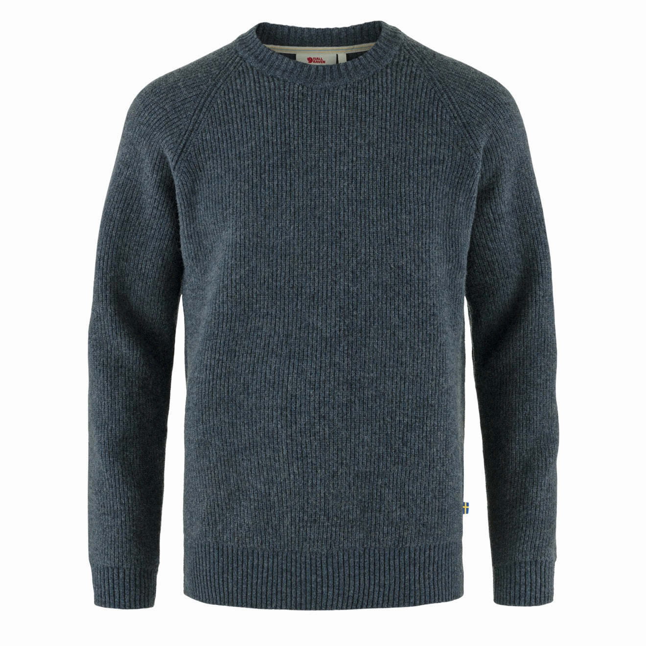 Fjallraven Ovik Rib Sweater Navy mens long sleeves cheap