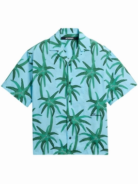 Floral-Print Shirt mens polos clearance