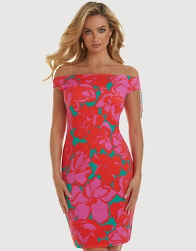 Floreale Dress - Pink Swim Womens - bikinis clearance