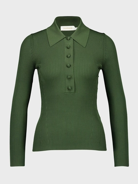 Forest Polo Top Knitwear Womens - women's knitwear cheap