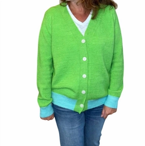 Frankie Sweater In Lime Tops Womens - sheer tops clearance