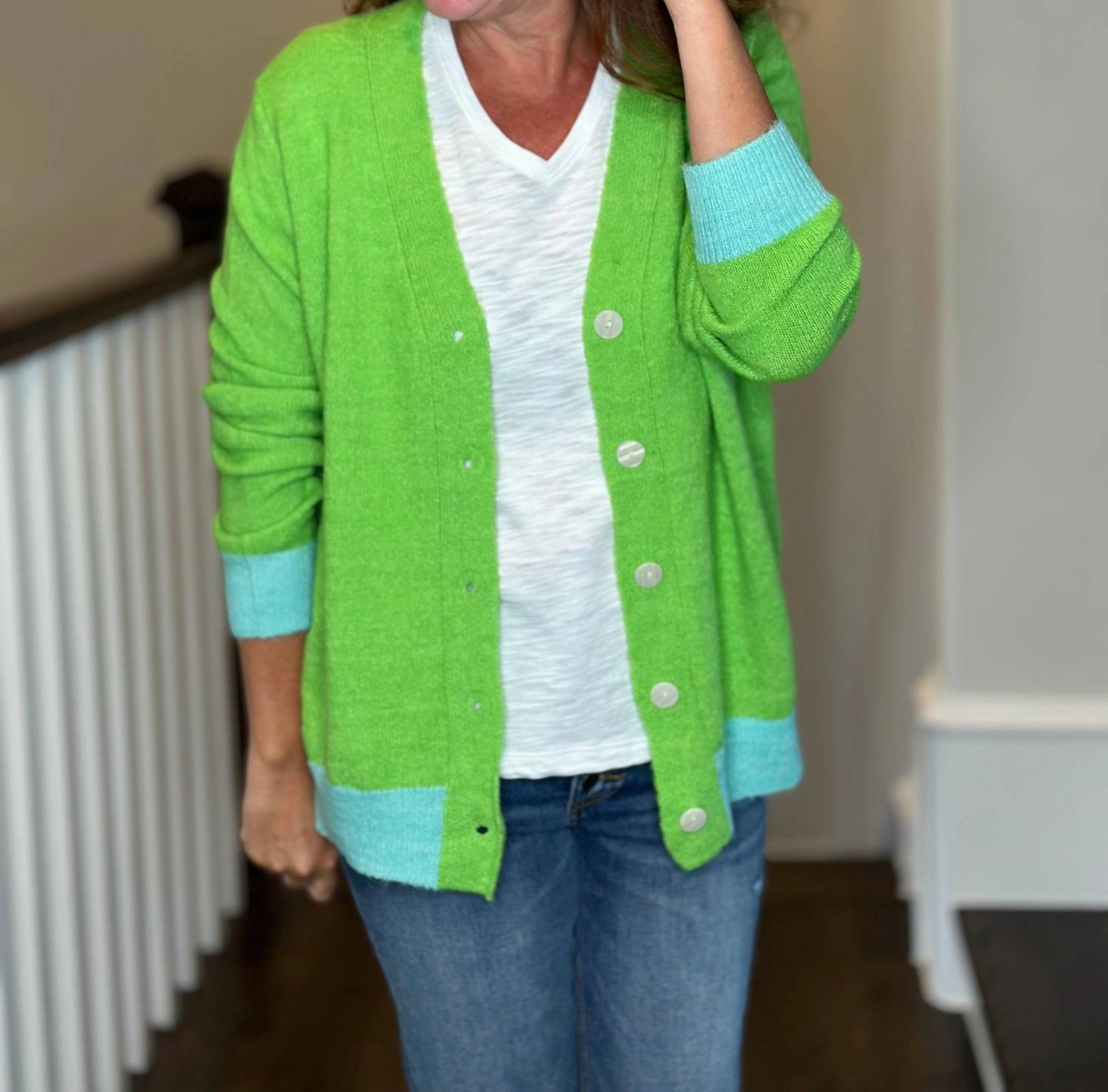 Frankie Sweater In Lime