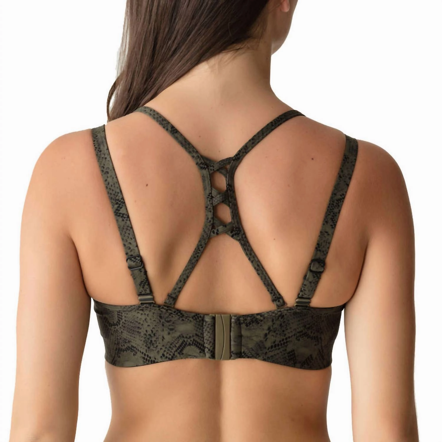 Freedom Strapless Bikini Top In Wild Skin