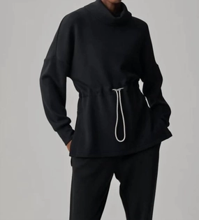 Freya Sweat In Black Tops Womens - high-neck blouses