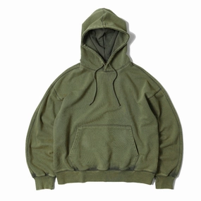 Frizmworks OG Pigment Dyeing Hoody Green mens long sleeves cheap