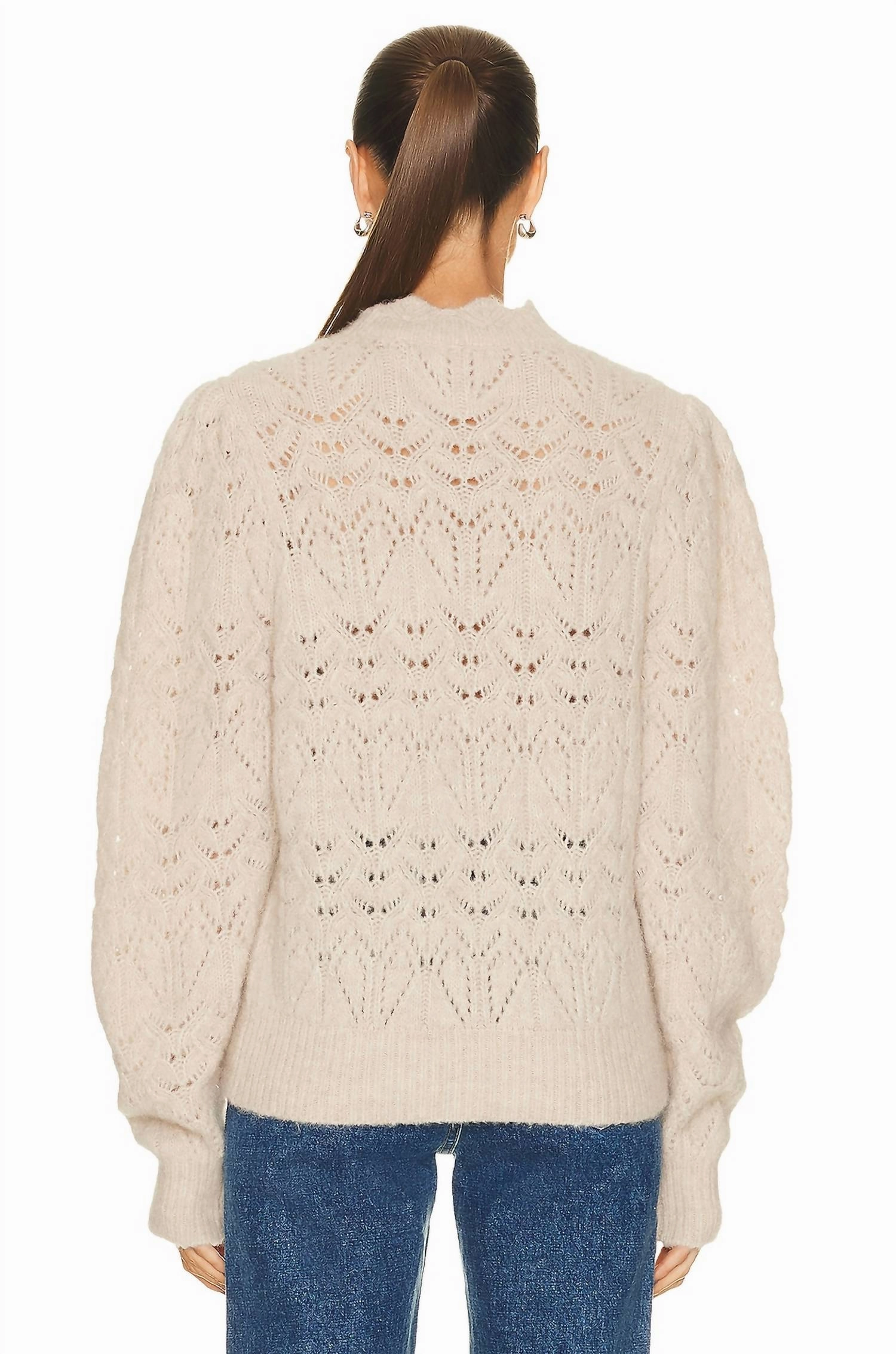 Galini Sweater In Light Beige