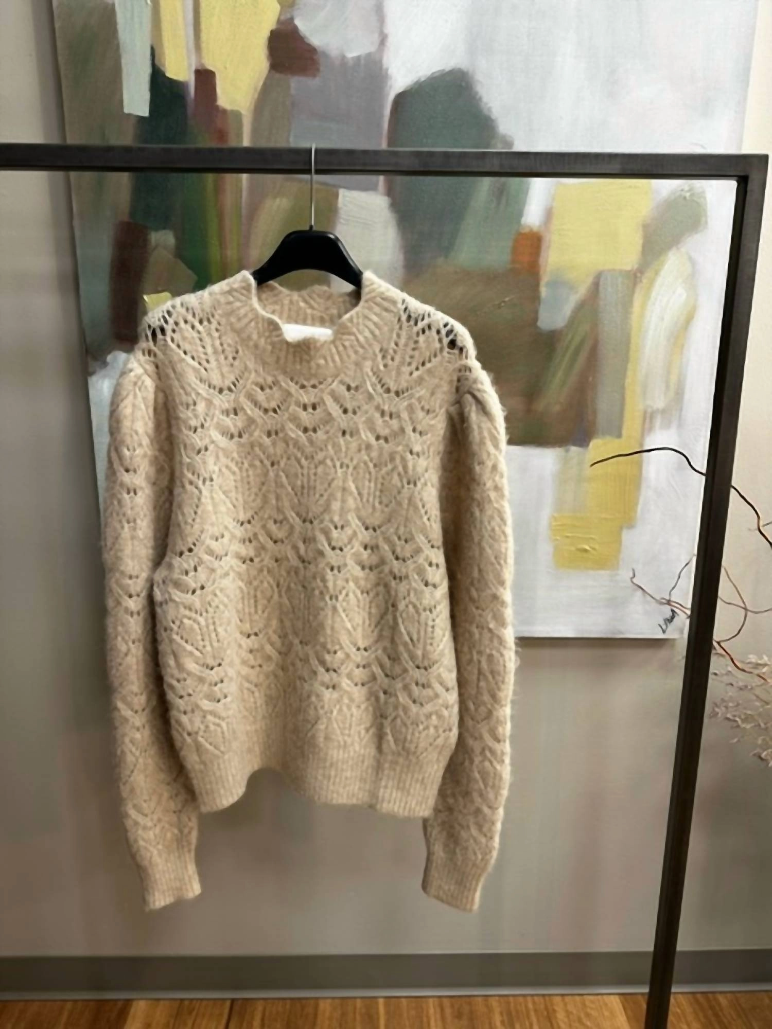 Galini Sweater In Light Beige