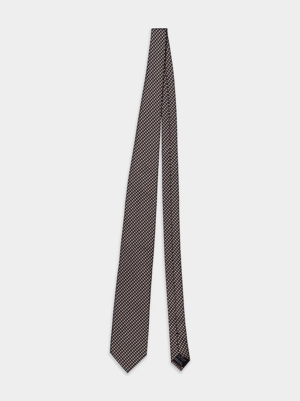Geometric Motif Silk Tie