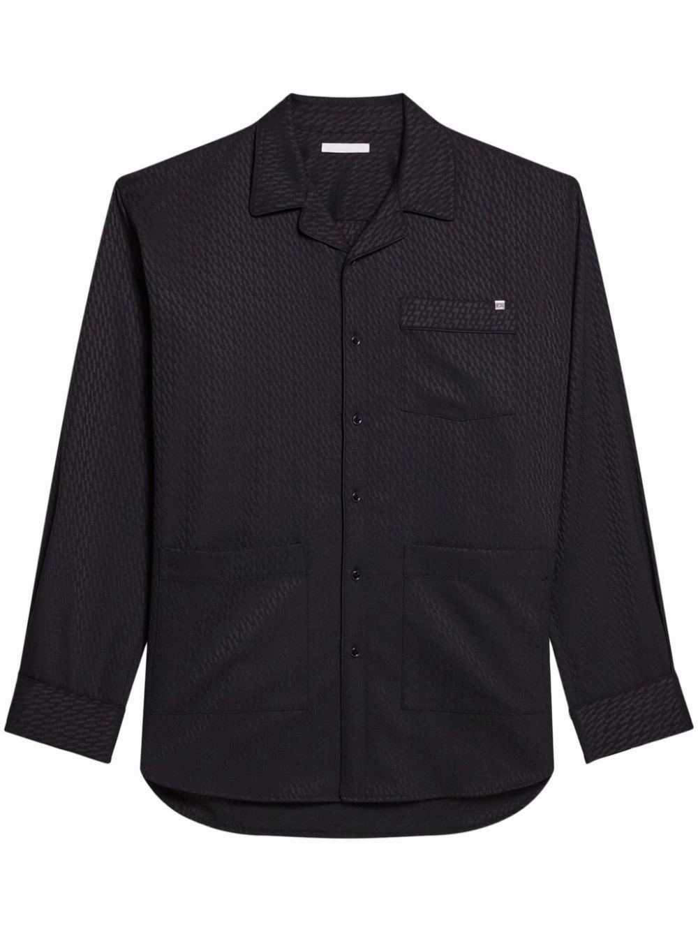 Geometric-Print Shirt mens polos clearance