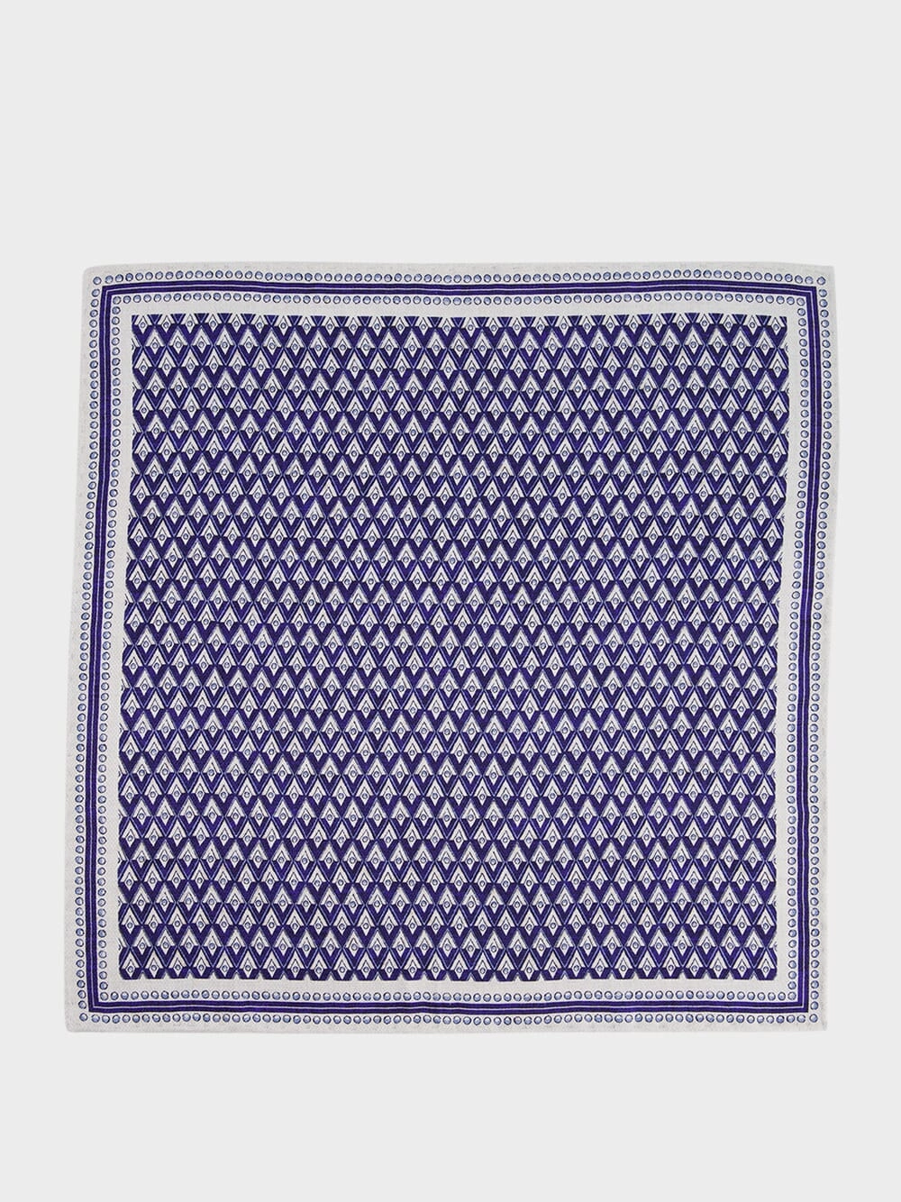 Geometric Silk Pocket Square Suits Mens - men's suits outlet