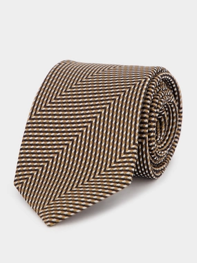 Geometric Silk Tie Suits Mens - men's suits outlet