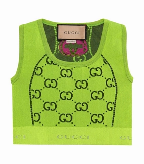 GG cropped top Knitwear Womens - women's knitwear cheap