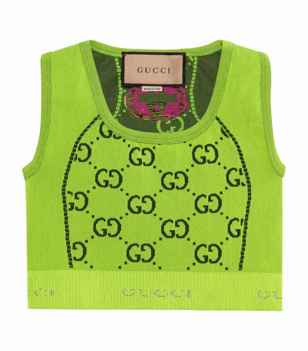 GG cropped top Knitwear Womens - women's knitwear cheap