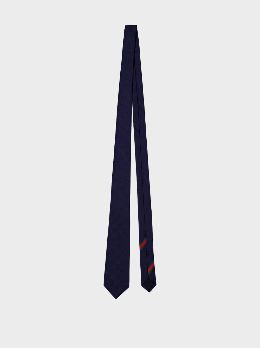 GG Damier-Jacquard Silk Tie