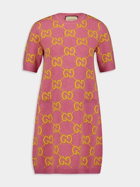 GG Knit Wool Dress Knitwear Womens - women's knitwear cheap