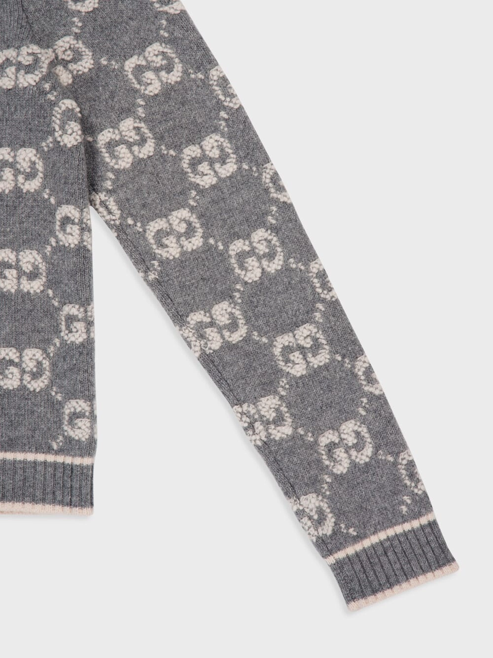 GG Wool Boucl Jacquard Cardigan