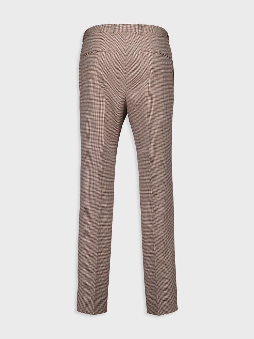 Gingham Wool Pants