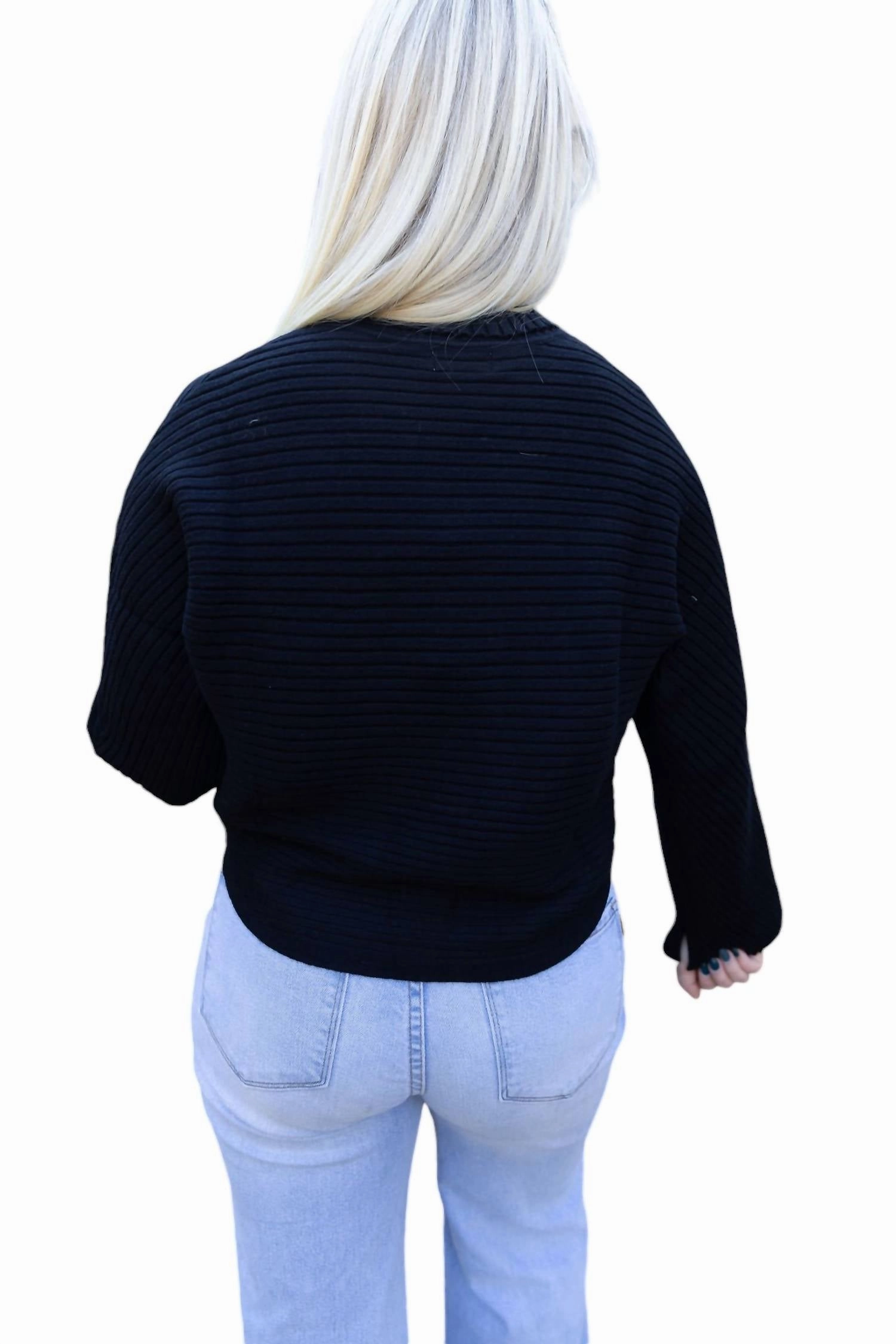 Glorious Day Sweater In Black