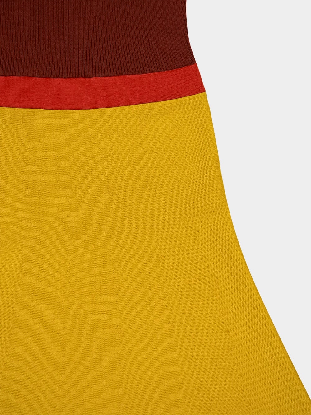 Golden Birch Flaminius Knit Midi Dress