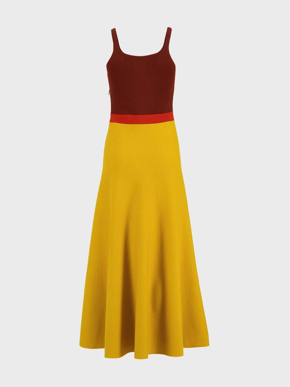 Golden Birch Flaminius Knit Midi Dress