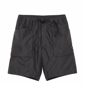Goldwin Rip-Stop Light Cargo Shorts Black mens shorts outlet store