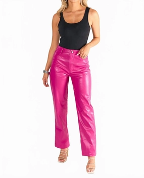 Gomez Pants In Fuchsia womens cropped pants sale
