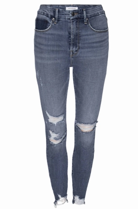 Good Waist Jeans In Blue womens parachute pants cheap