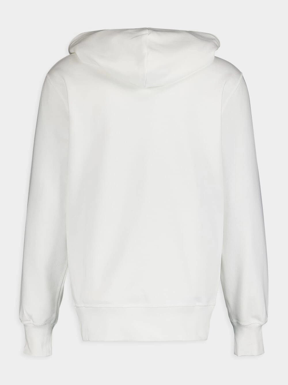 Graffiti Logo Print White Sweatshirt